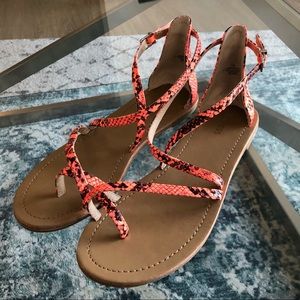 Snakeskin Sandals